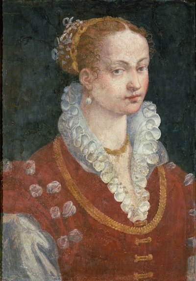 Porträt von Bianca Cappello, Frau von Francesco de Medici, Großherzog der Toskana von Alessandro Allori